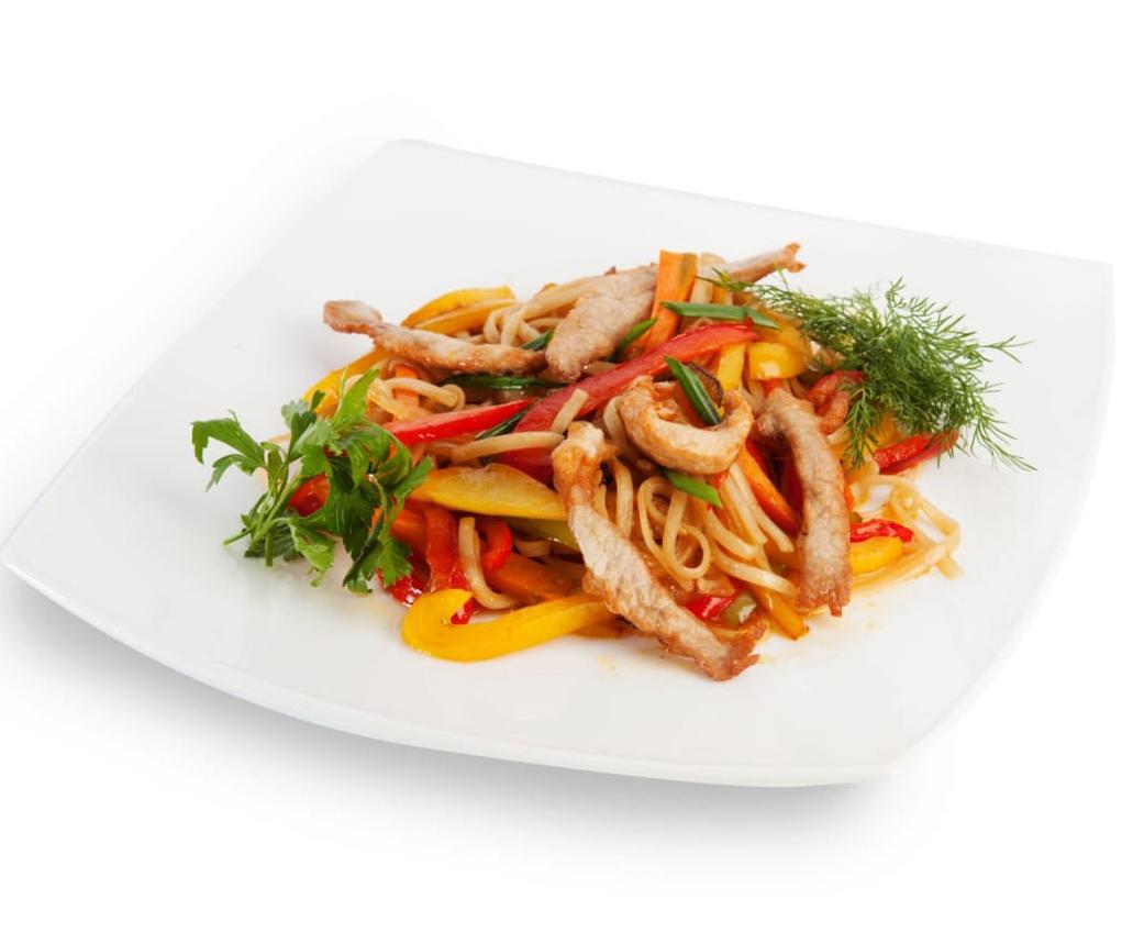 Лапша Удон с курицей и овощами 250гр